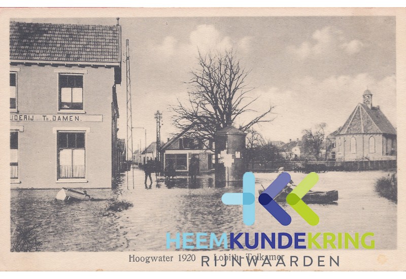 Markt Lobith Hoogwater 1920 Coll. C.v.Boggelen